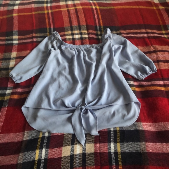 Cropped tie-shirt - Picture 2 of 2